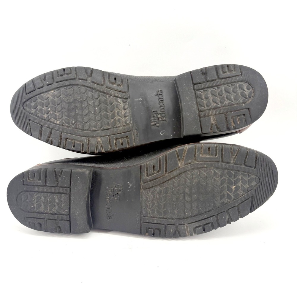 Allen Edmonds Nashua Loafers Mens 11 D Black Brown Kiltie Tassel Leather Preppy - Picture 10 of 10